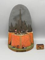 Antiek diorama met tinnen soldaatjes, Antiek en Kunst, Ophalen of Verzenden