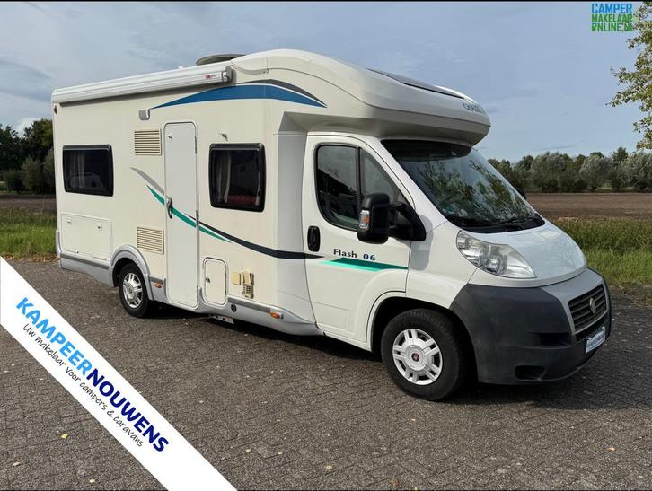 Chausson Flash 06 | Lengtebed | Hefbed | Fietsendrager | TV, Caravans en Kamperen, Campers, Bedrijf, tot en met 4, Half-integraal