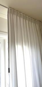 gordijn trekstang, Huis en Inrichting, Stoffering | Gordijnen en Lamellen, Ophalen, Zo goed als nieuw, Zwart, 100 tot 150 cm