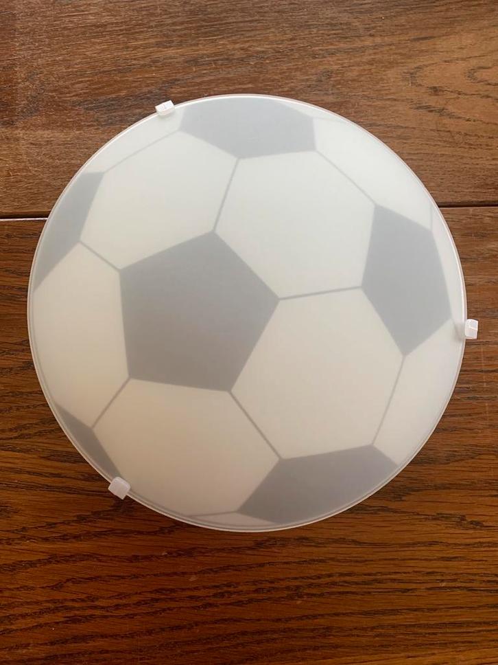 Plafonnière voetbal, Huis en Inrichting, Lampen | Plafondlampen, Zo goed als nieuw, Ophalen