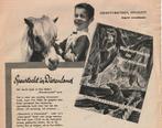 retro reclame 1958 Van Nelle boek actie dierenland speurtoch, Verzamelen, Verzenden, Overige typen