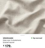 IKEA Söderhamn hoes 3-zits - Nieuw in doos!, Huis en Inrichting, Banken | Bankstellen, 75 tot 100 cm, Ophalen of Verzenden, Rechte bank