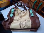 Desigual leren handtas - Nieuw!, Sieraden, Tassen en Uiterlijk, Tassen | Damestassen, Ophalen of Verzenden, Nieuw, Bruin, Handtas
