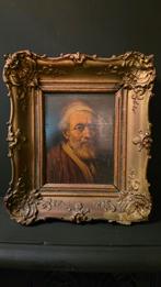 Oud antiek portret schilderijtje., Antiek en Kunst, Ophalen of Verzenden