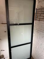 Glazen deur 83x211, Doe-het-zelf en Verbouw, Deuren en Horren, Glas, 80 tot 100 cm, Ophalen of Verzenden, Zo goed als nieuw