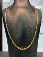 Prachtige 14 kt gouden massieve koningsketting italy, Ophalen of Verzenden, Nieuw, Goud