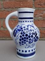 Blauw-witte kan druivenmotief, Ophalen of Verzenden