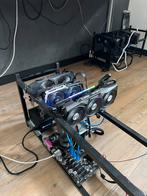 Mining Rig (Zonder GPU’S) 850 watt voeding, Ophalen of Verzenden, Zo goed als nieuw