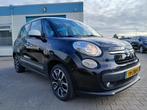 Fiat 500 L 0.9 TwinAir Lees Advertentie/Pano/Clima/Apk 08-'2, Auto's, Gebruikt, Euro 6, Zwart, Origineel Nederlands