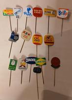 17)   16X schoonmaak producten  speldjes jaren '60, Verzamelen, Ophalen of Verzenden, Gebruikt, Merk, Speldje of Pin