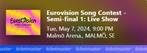 2 tickets Eurovisiesongfestival halve finale live show Malmö, Tickets en Kaartjes, Concerten | Dance, Mei, Twee personen