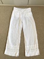zomerbroek maat 40 wit linnen 100%, Maat 38/40 (M), Wit, Mark, Ophalen of Verzenden