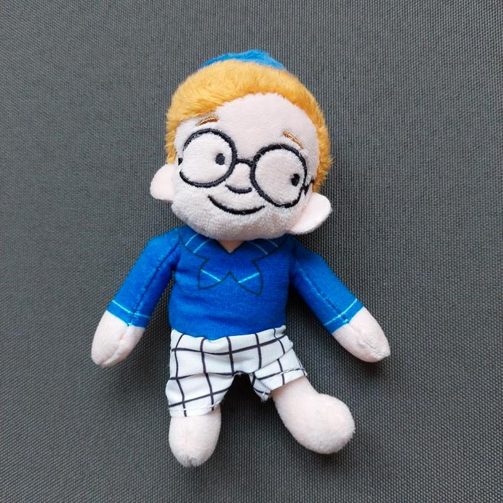 vingerpop Maximiliaan Modderman, Kinderen en Baby's, Speelgoed | Knuffels en Pluche, Zo goed als nieuw, Overige typen, Ophalen of Verzenden