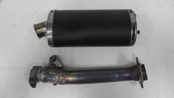 Bos uitlaatdemper met linkpijp GSX-R 1000 K1/K2 14200-40F00, Motoren, Onderdelen | Suzuki, Gebruikt, Ophalen of Verzenden