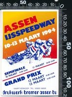 Sticker: IJsspeedway WK 1994 - Assen, Verzamelen, Ophalen of Verzenden, Zo goed als nieuw, Auto of Motor