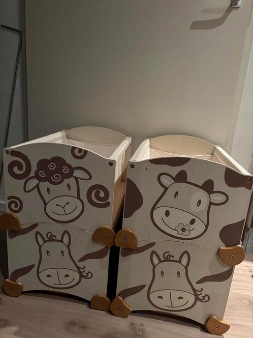 4 opbergkisten (voor bijvoorbeeld speelgoed), Kinderen en Baby's, Kinderkamer | Overige Meubels, Zo goed als nieuw, Overige typen