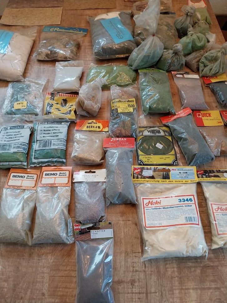 Faller/busch/heki/noch enz. Scenery., Hobby en Vrije tijd, Modeltreinen | H0, Zo goed als nieuw, Natuur, Gelijkstroom of Wisselstroom