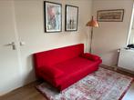 Slaapbank rood IKEA alvdalen, Huis en Inrichting, Gebruikt, 140 cm, Ophalen, Twijfelaar