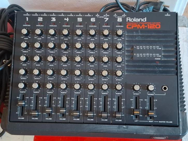 Roland (actief) mengpaneel CPM 120, Muziek en Instrumenten, Mengpanelen, Gebruikt, 5 tot 10 kanalen, Ophalen of Verzenden