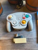 Wavebird draadloze gamecube controller met receiver, Spelcomputers en Games, Spelcomputers | Nintendo GameCube, Ophalen of Verzenden