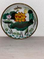 Chinees handbeschilderd porselein, met messing, cloisonné, Ophalen of Verzenden
