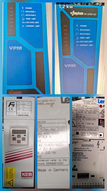 Frequentie regelaars diverse beschikbaar voor biedingen