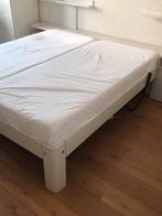 Tweepersoons verstelbaar bed 180x200, Ophalen, Wit, Tweepersoons, 180 cm