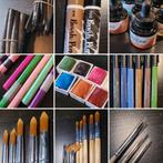 Diverse materialen tekenen + schilderen - prof kwaliteit, Ophalen of Verzenden, Zo goed als nieuw, Overige typen