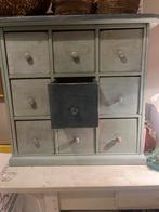 Antiek ladekastje, Huis en Inrichting, Kasten | Ladekasten, Zo goed als nieuw, 3 of 4 laden, Minder dan 100 cm, 25 tot 50 cm