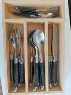 Laguiole Style de Vie Bestekset Zwart - Never used but missi, Ophalen of Verzenden, Zo goed als nieuw, Rvs of Chroom, Vaatwasserbestendig
