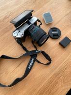 Samsung NX300m + 18-55mm lens 2 accu’s en losse flitser, Audio, Tv en Foto, Fotocamera's Digitaal, Gebruikt, Spiegelreflex, Ophalen of Verzenden