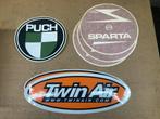 Nieuw (NOS) Grote stickers PUCH, SPARTA en TWIN AIR, Verzamelen, Ophalen of Verzenden, Nieuw, Merk