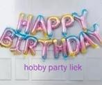 Happy birthday letters folieballon nr Hb45, Ophalen of Verzenden, Nieuw, Versiering, Verjaardag
