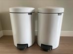 2x Brabantia NewIcon 12 liter pedaalemmers €17,50/ stuk, Huis en Inrichting, Woonaccessoires | Prullenbakken, Ophalen, Met pedaal