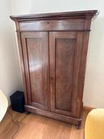 Antieke houten kast met deuren, Gebruikt, 150 tot 200 cm, 25 tot 50 cm, Overige houtsoorten