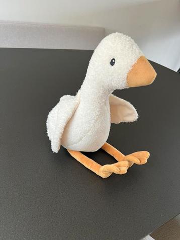 Knuffel gans / goose van Little Dutch als nieuw! 45 cm beschikbaar voor biedingen