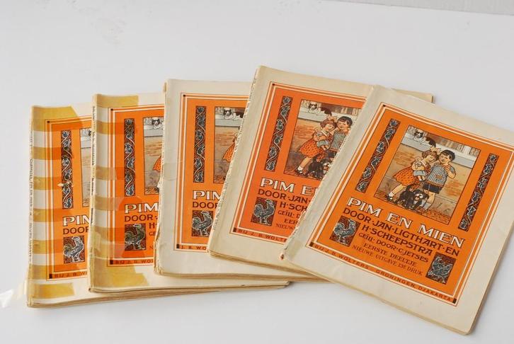 Pim en Mien (1949-1954), Antiek en Kunst, Antiek | Boeken en Bijbels, Verzenden