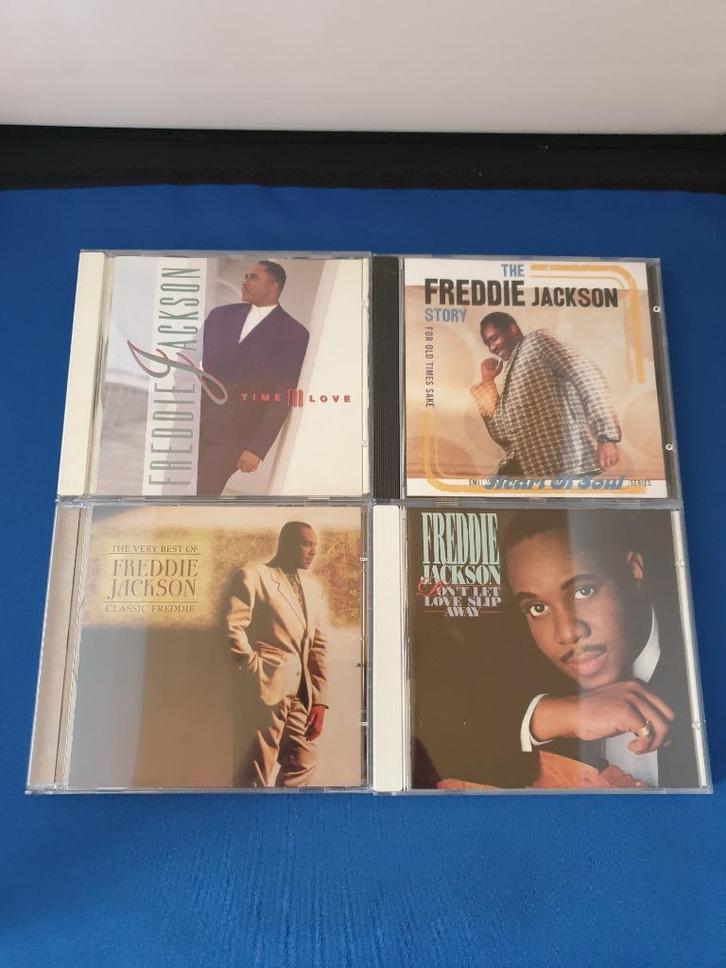 Diverse cd's Freddie Jackson - 4 stuks, Cd's en Dvd's, Cd's | R&B en Soul, Zo goed als nieuw, Ophalen of Verzenden