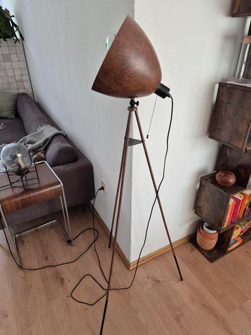 Retro Stalen Lampen - Set van 2 beschikbaar voor biedingen