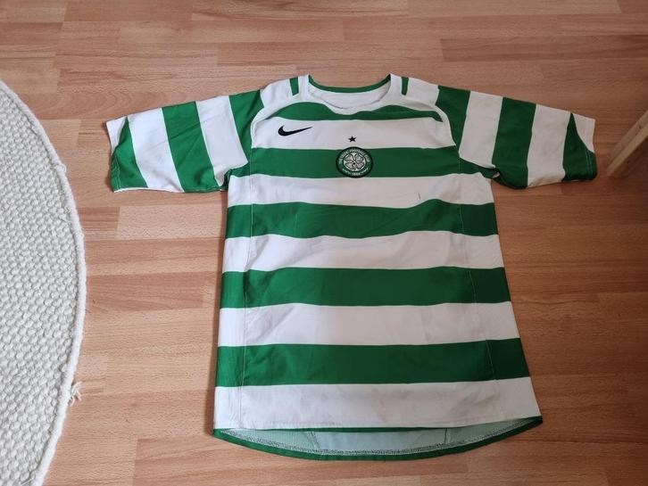 Vintage Celtic Voetbalshirt Nike Home maat S tot M 2005-7, Verzamelen, Sportartikelen en Voetbal, Gebruikt, Shirt, Buitenlandse clubs