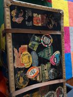 Vintage Koffer met Reisstickers 5, Antiek en Kunst, Ophalen