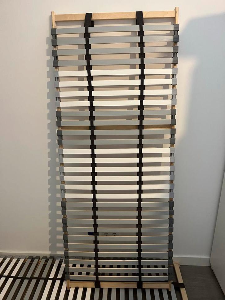 2x IKEA Lonset bedbodem 80x200 cm, Huis en Inrichting, Slaapkamer | Matrassen en Bedbodems, Zo goed als nieuw, Bedbodem, 80 cm