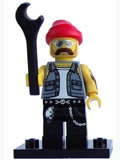 LEGO CMF SERIE 10: Motorcycle Mechanic, Kinderen en Baby's, Speelgoed | Duplo en Lego, Zo goed als nieuw, Lego, Complete set, Verzenden