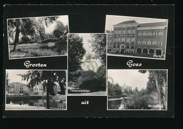 Goes [KRST009-1107, Verzamelen, Ansichtkaarten | Nederland, Gelopen, Zeeland, 1960 tot 1980, Verzenden