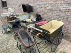 Verzameling vintage kinderwagens, wiegen, bedjes,…, Antiek en Kunst, Ophalen