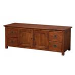 TV-Meubel dressoir 148 cm. - Eichholtz lage kast, Ophalen, 100 tot 150 cm, Eichholtz, Eikenhout