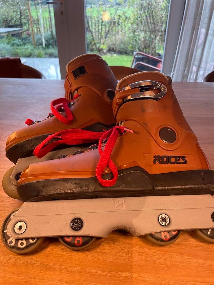 Bruin Roces limited edition stunt skates 39-40, Sport en Fitness, Skeelers, Gebruikt, Inline skates 4 wielen, Roces, Ophalen of Verzenden