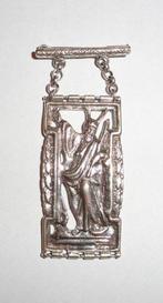 Broche 835 zilver bijbelslot Mozes, Verzenden, Zilver