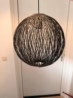 Zwarte Ronde Plafondlamp - 40cm, Huis en Inrichting, Lampen | Hanglampen, Ophalen, Zo goed als nieuw, Metaal, Minder dan 50 cm