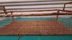 mandje gevlochten riet en ijzerdraad, Huis en Inrichting, Woonaccessoires | Schalen en Manden, Ophalen of Verzenden, 'T Olde Gre-j